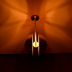 Handcrafted Modern Brass Orb Chandelier | Custom Finishes Mid-Century Contemporary Pendant Light - 32301