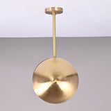 Barcelona Crest  -  Uplifting Brass Chandelier - 6 Lights - 32301