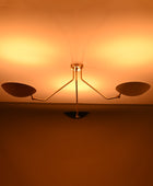 3 Light Brass Sputnik Chandelier 46