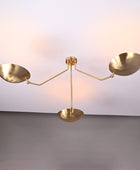 3 Arms Brass Sputnik Chandelier 46