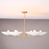 Zurich Discus  -  Uplifting Ceiling Chandelier - 6 Lights - 32308