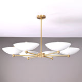 Zurich Discus  -  Uplifting Ceiling Chandelier - 6 Lights - 32308