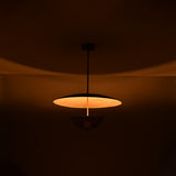 Berlin Discus  -  Uplifting Mid-century Chandelier - 3 Lights - 32309