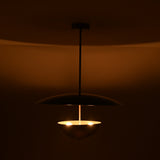 Berlin Discus  -  Uplifting Mid-century Chandelier - 3 Lights - 32309