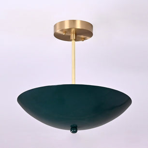 Brass Disk Uplifting Lamp, No Glare, Ambient No-shadow Lamp 12 inches- 32311