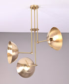 3 Light Large Pendant Lamp, Brass Chandelier - 26 inches - 32318