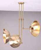 3 Light Large Pendant Lamp, Brass Chandelier - 26 inches - 32318