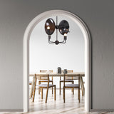 8-Light Full Brass Geometric Chandelier – Custom Modern Ceiling Pendant with Sculptural Bowl Shades |  - 32319