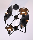 Brass Candelabra Style Pendant Lamp, 4 bulbs, 17 x 27 inches - 32319