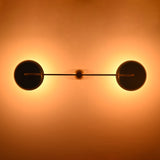 Two-Light Uplight Brass Ceiling Lamp – Custom Mid-Century Modern Uplighting Chandelier | Handmade,  - 32322