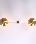 2 Bulbs, Brass Pendant Lamp, Uplifting No-shadow No-glare Light, 51