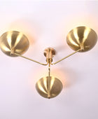 3 lights Brass Uplifting Lamp, No-glare Ambience light, 35