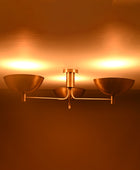 3 lights Brass Uplifting Lamp, No-glare Ambience light, 35