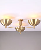 3 lights Brass Uplifting Lamp, No-glare Ambience light, 35