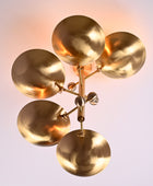 5 Lights Brass Orbital Uplifting Lamp Ambient No-shadow No-glare Ceiling light 34