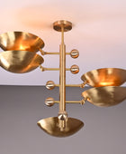 5 Lights Brass Orbital Uplifting Lamp Ambient No-shadow No-glare Ceiling light 34