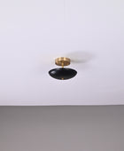 Brass Disk Uplifting Lamp, No Glare, Ambient No-shadow Lamp 12 inches- 32336