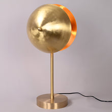 Modern Brass Table Lamp – Custom Mid-Century Inspired Sculptural Desk Light | , Handmade - 32340