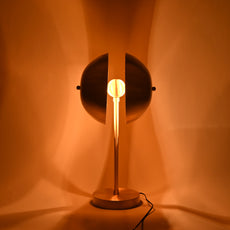 Modern Brass Table Lamp – Custom Mid-Century Inspired Sculptural Desk Light | , Handmade - 32340