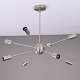 8-Light Sputnik Ceiling Chandelier – Custom Modern Mid-Century Light Fixture |  - 32341