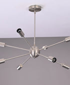 8 Arm Brass Sputnik Chandelier 30