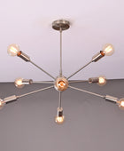 8 Arm Brass Sputnik Chandelier 30