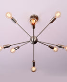 8 Arm Brass Sputnik Chandelier 30