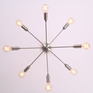 8 Arm Brass Sputnik Chandelier 30