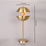 Modern Brass Table Lamp – Sculptural Mid-Century Lighting, Fully Customizable,  - 32345