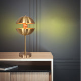 Modern Brass Table Lamp – Sculptural Mid-Century Lighting, Fully Customizable,  - 32345
