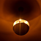 Modern Brass Pendant Light | Customizable Mid-Century Ceiling Lamp - 32346