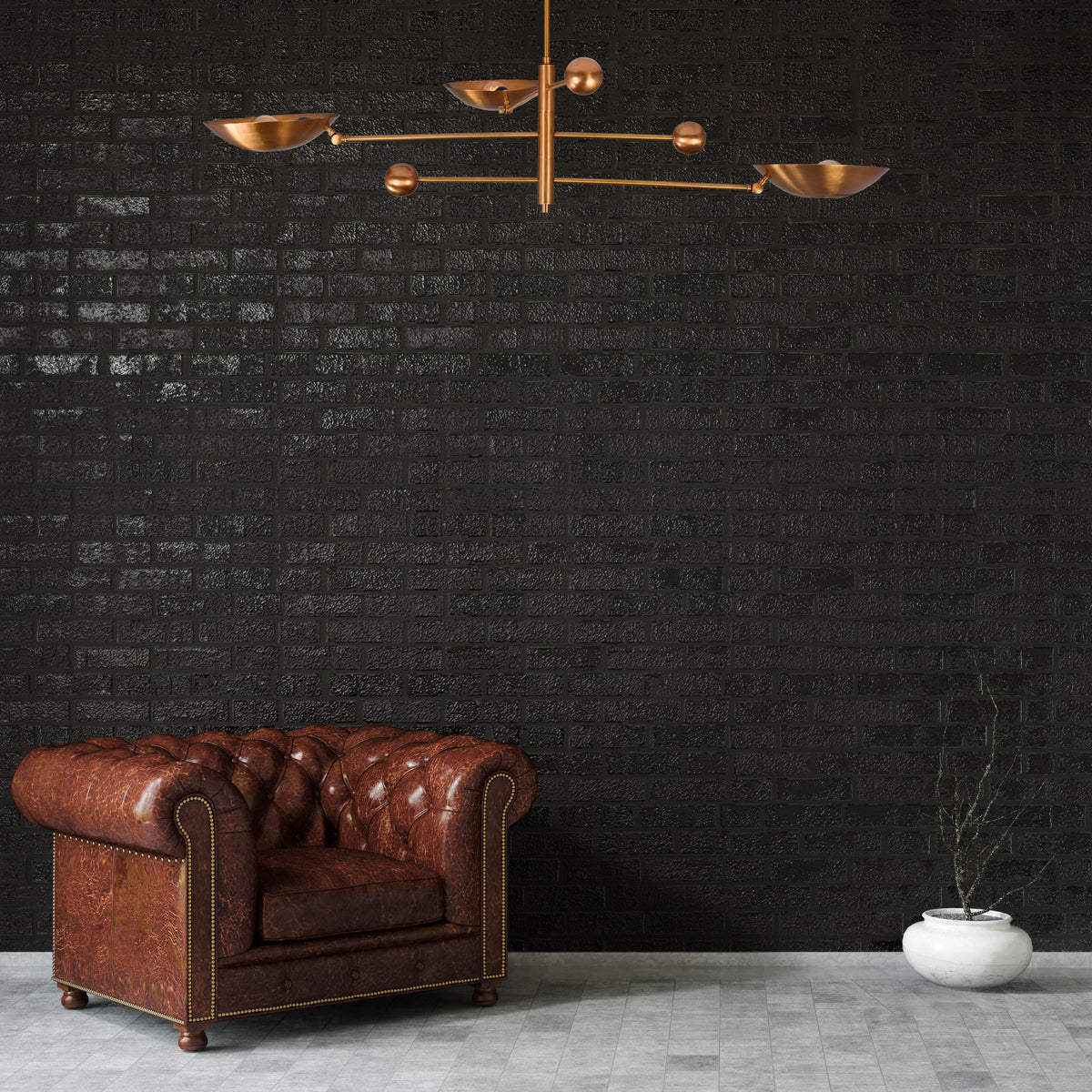 Kyoto Ortbital  -  Uplifting Ceiling Chandelier - 3 Lights - 32347
