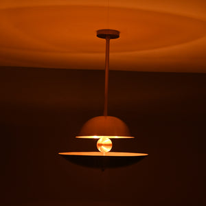 Industrial Brass Made, 5 Lights Elegant Brass Sunrise Pendant Light Mid Century Modern Ceiling Disc Lamp No-Shadow Ambient no-Glare Chandelier 18