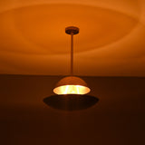 Mid-Century Modern Brass Pendant Light | Customizable Dome Chandelier Handmade Ceiling Light Fixture - 32348