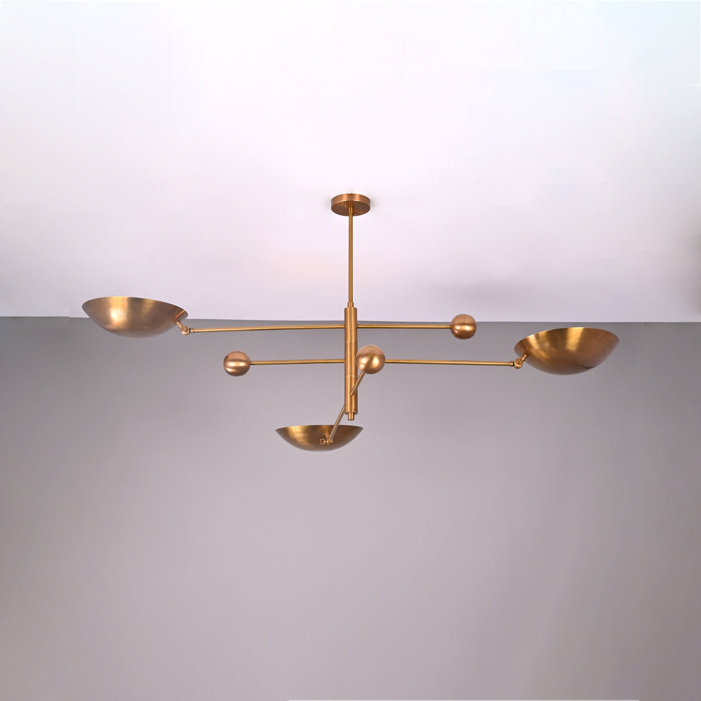 Vienna Ortbital  -  Uplifting Mid-century Chandelier - 3 Lights - 32351