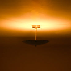 5 Lights Brass Disc Ceiling Pendant Lamp Matte Black Finish 14