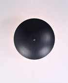 5 Lights Brass Disc Ceiling Pendant Lamp Matte Black Finish 14