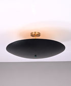 6 Lights Elegant Ceiling Disc Pendant Lamp by Brass Leaf Studio 32355