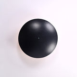 Modern Brass Disc Ceiling Light | Customizable Chandelier | Uplighting Flush Mount | 24" Diameter | Contemporary Ceiling Fixture |  - 32355