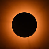 Modern Brass Disc Ceiling Light | Customizable Chandelier | Uplighting Flush Mount | 24" Diameter | Contemporary Ceiling Fixture |  - 32355