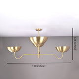 Cairo Ortbital  -  Uplifting Ceiling Chandelier - 4 Lights - 32359