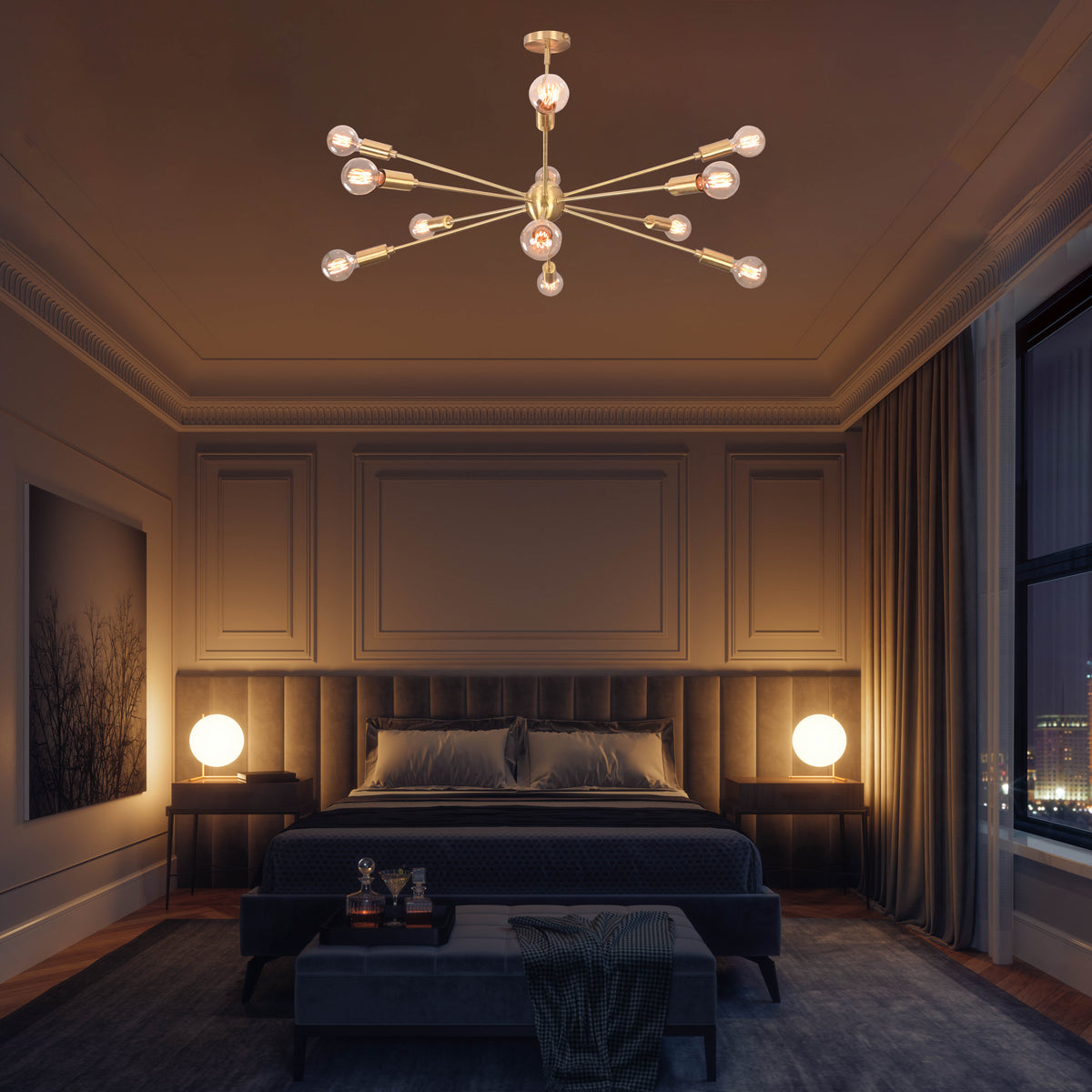 Vienna Nova - Ceiling Chandelier - 8 Lights - 32362