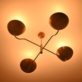 Monaco Ortbital  -  Uplifting Mid-century Chandelier - 4 Lights - 32366
