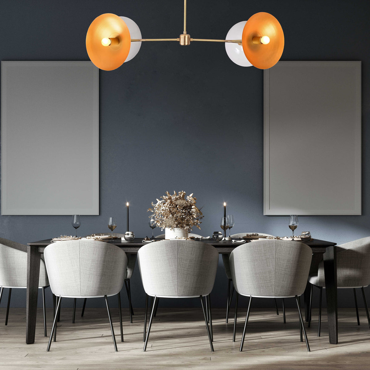 Copenhagen Discus - Ceiling Chandelier - 4 Lights - 32367