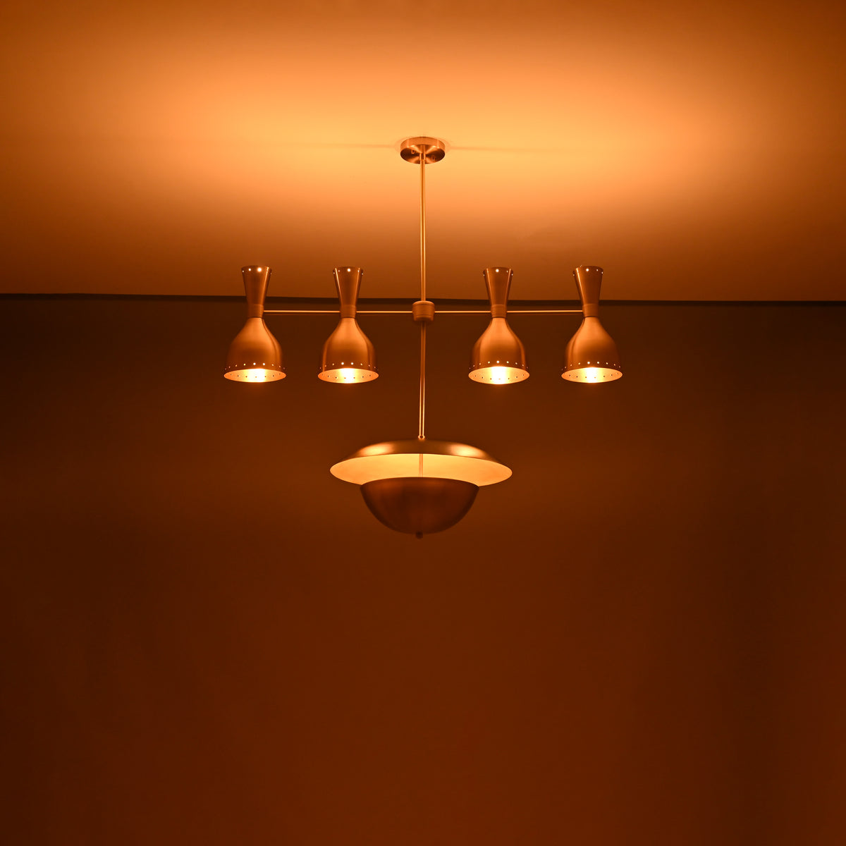 Rome Pivot - Diabolo Ceiling Chandelier - 11 Lights - 32368