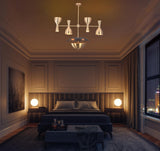 Rome Pivot - Diabolo Ceiling Chandelier - 11 Lights - 32368