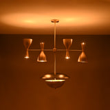 Rome Pivot - Diabolo Ceiling Chandelier - 11 Lights - 32368