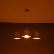 Industrial Brass Made, 4 Lights Brass Ceiling Light Mid Century Modern Pendant Lamp 33