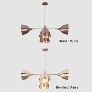 4 Lights Brass Ceiling Light Pendant Lamp 33