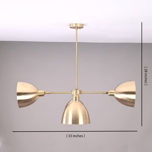 4 Lights Brass Ceiling Light Pendant Lamp 33